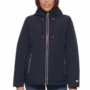 Tommy Hilarious Women’s Navy Blue Front Zipper Jacket